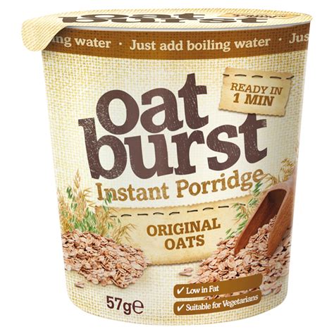 Oatburst Instant Porridge Original Oats 57g | Oats & Porridge | Iceland ...