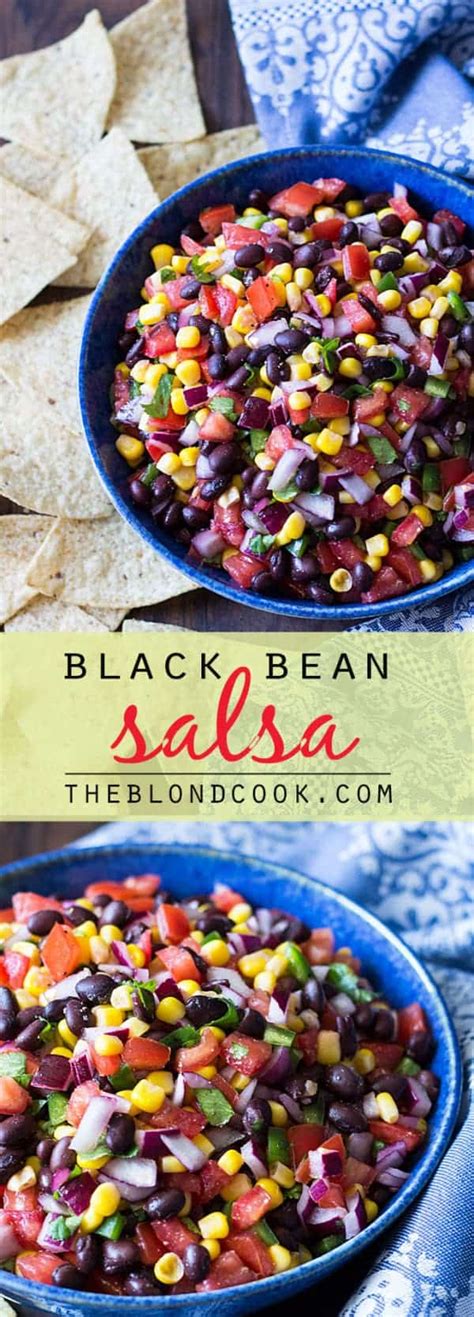 Black Bean Salsa | The Blond Cook