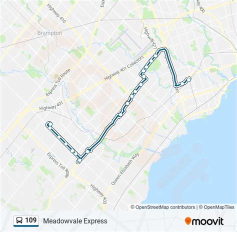 109 Route: Schedules, Stops & Maps - 109 S Express Meadowvale Exp (Updated)