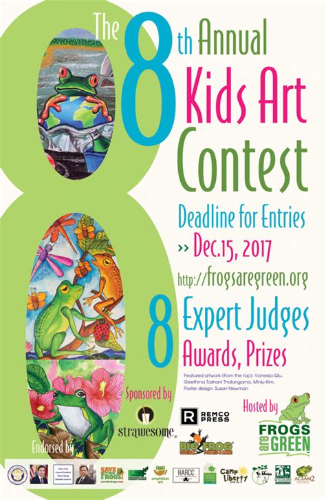 2017 Kids Art Contest - Amphibians & Reptiles | Frogs Are Green