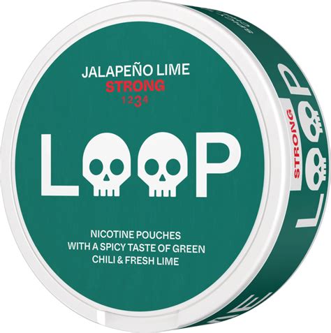 LOOP Jalapeno Lime Strong - Buy Online, Express shipping | Snusforsale