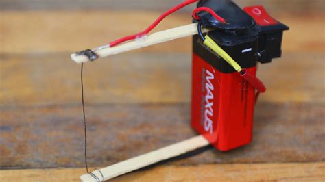 How to Build a Simple DIY Plastic Foam Cutter Using a Nine-Volt Battery and Some Wire