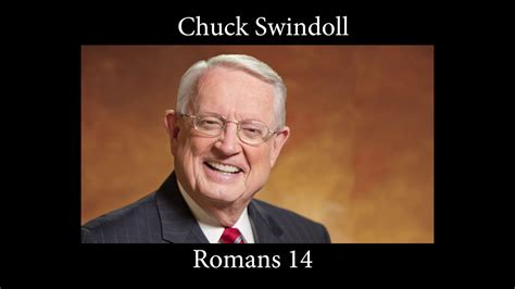 Romans 14 sermon by Chuck Swindoll - YouTube