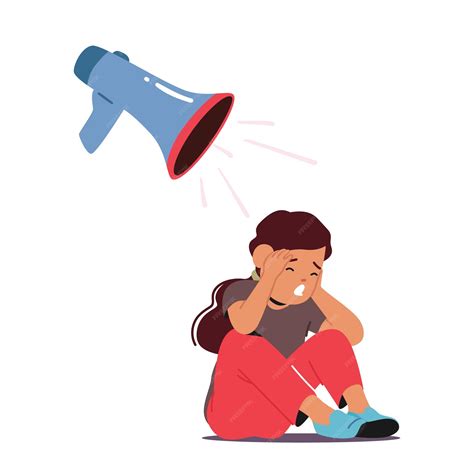 Premium Vector | Child with Sensitivity To Loud Sounds Symptom Of Autism Spectrum Disorder ...