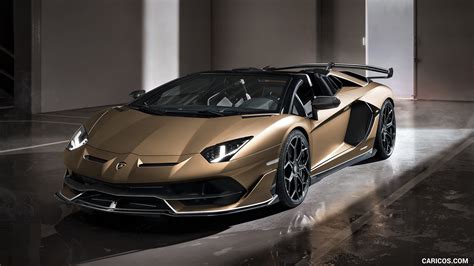 2020 Lamborghini Aventador SVJ Roadster - Front Three-Quarter ...