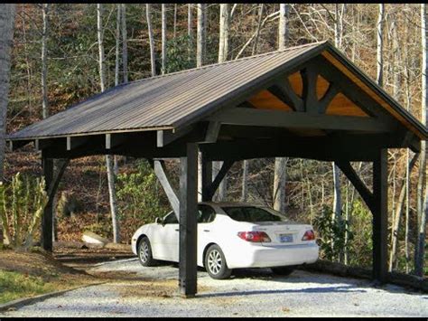 Carport Ideas | Building Your Own Wood Carport - YouTube