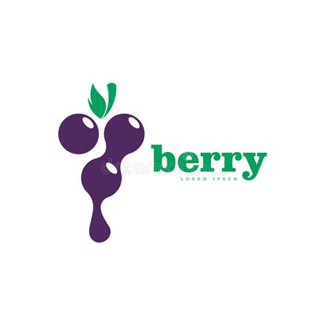 Berry Logo Logo Template. Logo Template for Your Business Stock Illustration - Illustration of ...