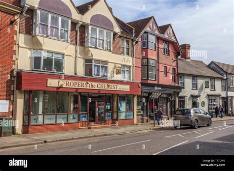 Great Dunmow Town Centre High Street, Essex, England Stock Photo - Alamy