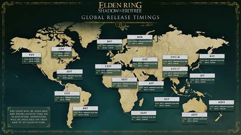 ELDEN RING Shadow Of The Erdtree - Global Release Timings | Bandai Namco Europe