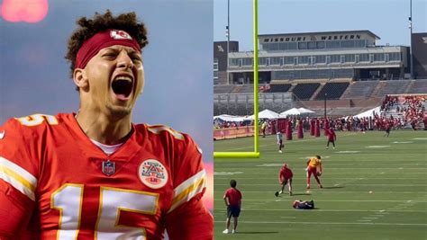 Watch: Patrick Mahomes goes viral for wild behind-the-back pass drills ...