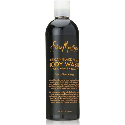 Shea Moisture African Black Soap Body Wash 13 oz (Pack of 2) - Walmart.com - Walmart.com