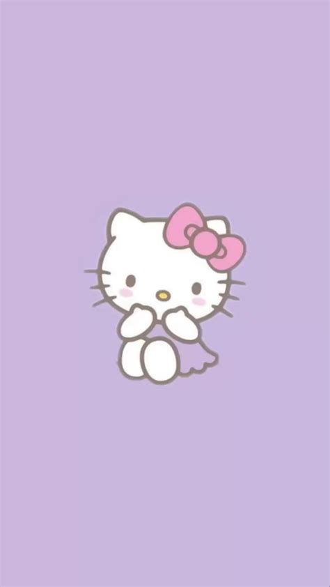 Purple hello kitty wallpaper – Artofit