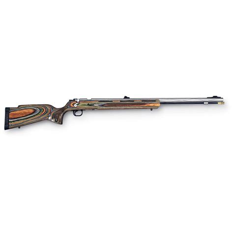 Knight® Long Range Hunter .50 Cal. Black Powder Rifle, Stainless / Forest Green - 106103, Black ...