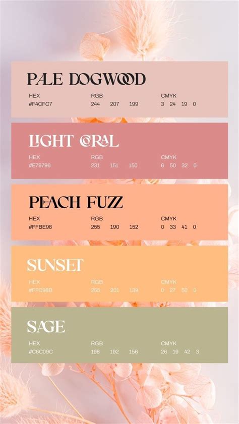 Pin by Danna Ocampo on branding in 2024 | Hex color palette, Spring color palette, Color design ...
