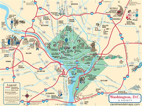 Washington D.C. Visitor's Map