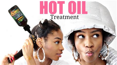 Best DIY Hot Oil Treatment for Natural Hair - YouTube