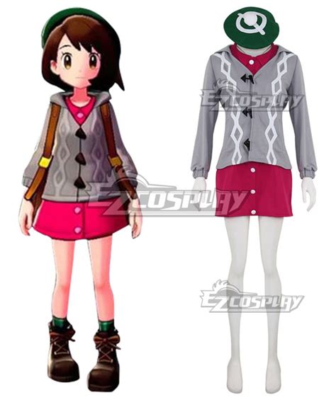 PM PM Sword and PM Shield Female Trainer Cosplay Costume