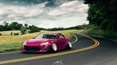 Hate It or Love It: Stanced Toyota 86 Grabs Attention with Pink ...