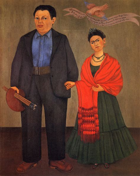 ARTPEDIA • Frida Kahlo - Frieda and Diego Rivera, 1931. Oil...