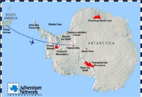 Vinson Massif | Vinson massif, Antarctica, Map