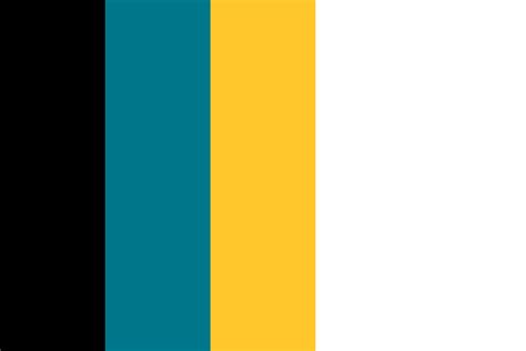 Bahamas Flag Color Palette