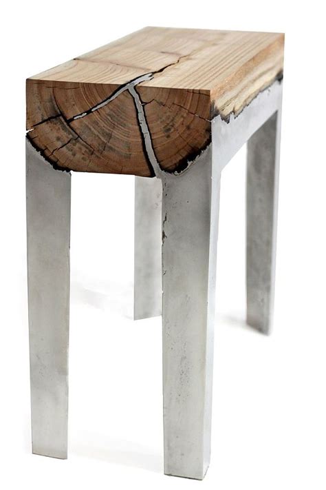 Burnt wood furniture by Hilla Shamia