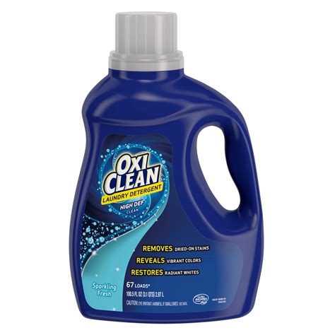 OxiClean Sparkling Fresh HE Liquid Laundry Detergent 67 Loads - Shop ...