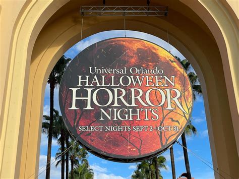 Halloween Horror Nights 31 Entrance Marquee Finally Rises at Universal ...