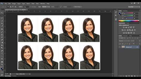 How To Make 4x6 Passport Photo In Photoshop - Oldmymages