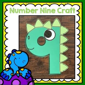 Number Nine Craft, Number Crafts by KinderBeez | TPT