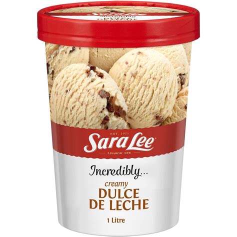 Sara Lee Dulce De Leche Ice Cream Tub 1l | Woolworths