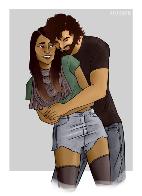 Modern AU Perrin and Faile by karaburrito on DeviantArt