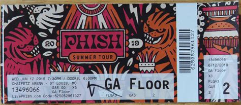 2019-06-12-phish-st-louis-mo-ticket-stub | Collectionzz