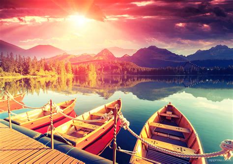 Mountain Lake Sunrise | Wallpapers Gallery