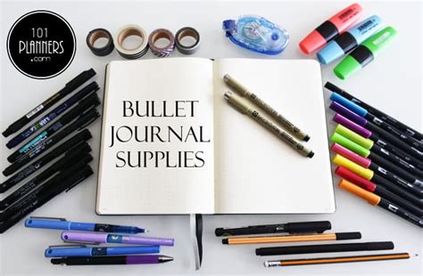 Bullet Journal Supplies - Which are necessary and which are not?