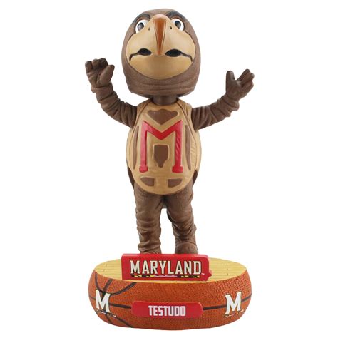 Maryland Terrapins Mascot Testudo Baller Special Edition Bobblehead NCAA - Walmart.com