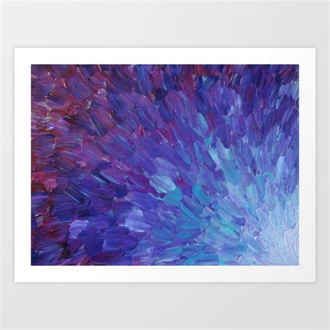 SCALES OF A DIFFERENT COLOR - Abstract Acrylic Painting Eggplant Sea Scales Ocean Waves Colorful ...