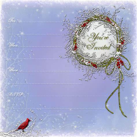 Free Winter Party Invitations Templates | hubpages