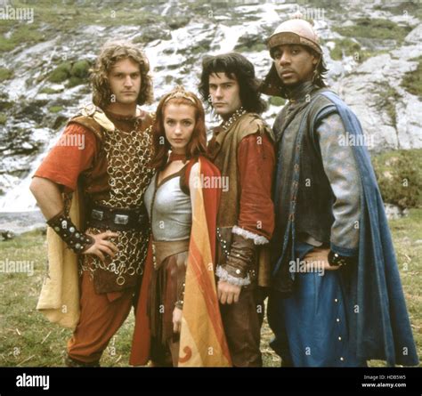 MYSTIC KNIGHTS OF TIR NA NOG, (from left): Lochlainn O'Mearain, Lisa ...