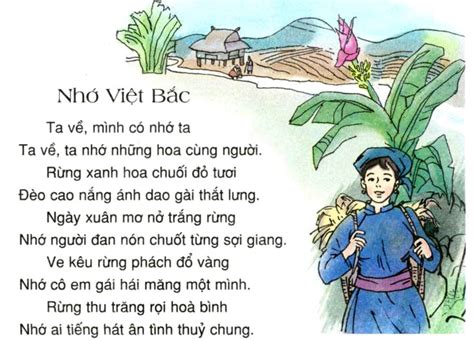 Nhớ Việt Bắc | Bài thơ Nhớ Việt Bắc (SGK Tiếng Việt Lớp 3)