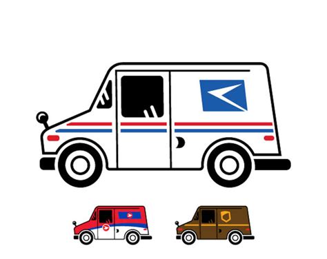 Mail Truck SVG File Postal Truck SVG Post Office Clip Art - Etsy