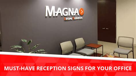 Must-Have Reception Signs for a Professional Office Impression | SpeedPro