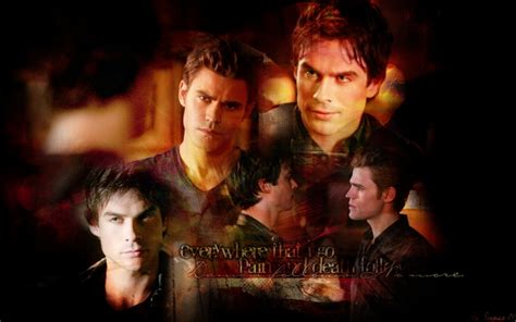 The Salvatore Brothers - Damon and Stefan Salvatore Wallpaper (9353184 ...