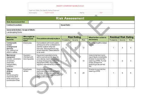 Landscaping Risk Assessment | Seguro