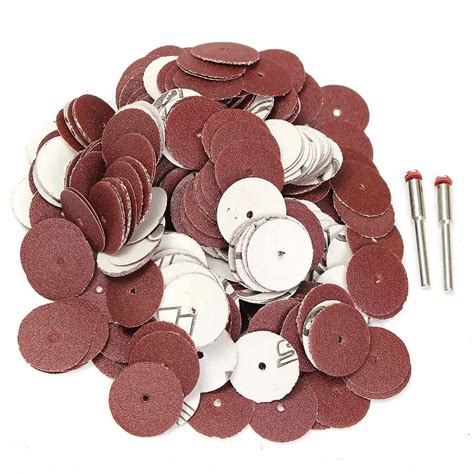 360pcs/set 20mm Sanding Disc Sanding Pad for Dremel Rotary Tools 1/8" Shank Durable and ...