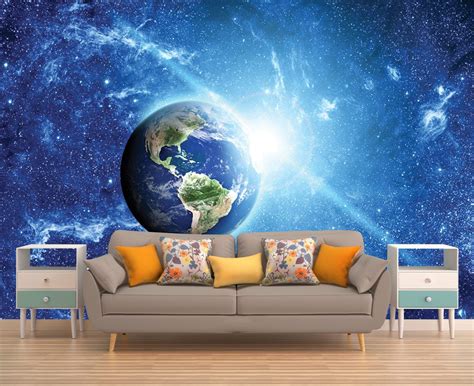 Space Wall Mural Outer Space Wall Mural Galaxy Wallpaper