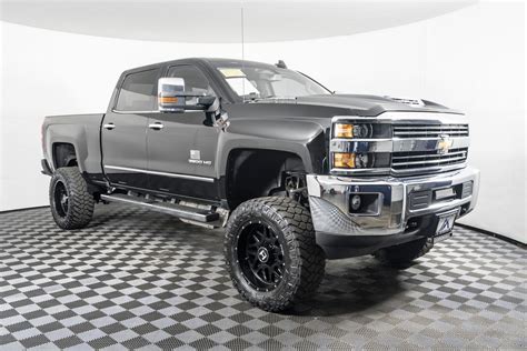 Used Lifted 2018 Chevrolet Silverado 3500 HD LTZ 4x4 Diesel Truck For ...