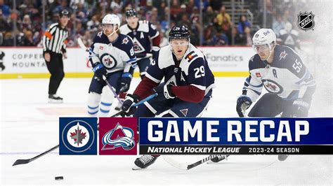 Jets @ Avalanche 12/7 | NHL Highlights 2023 - YouTube