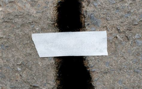 A Crack in the Concrete, Symbol of the Earthquake Disaster Catastrophe ...