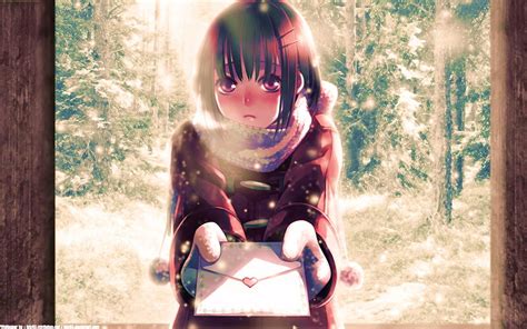 Please, accept it?, confession, girl, anime, love, HD wallpaper | Peakpx